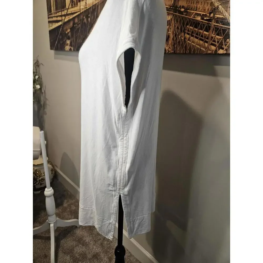 Athleta Weekender Oversized Tunic in White, Size Small - Picture 4 of 8